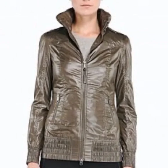 Mackage Perla Packable Rain Jacket - Olive - Picture 13 of 16